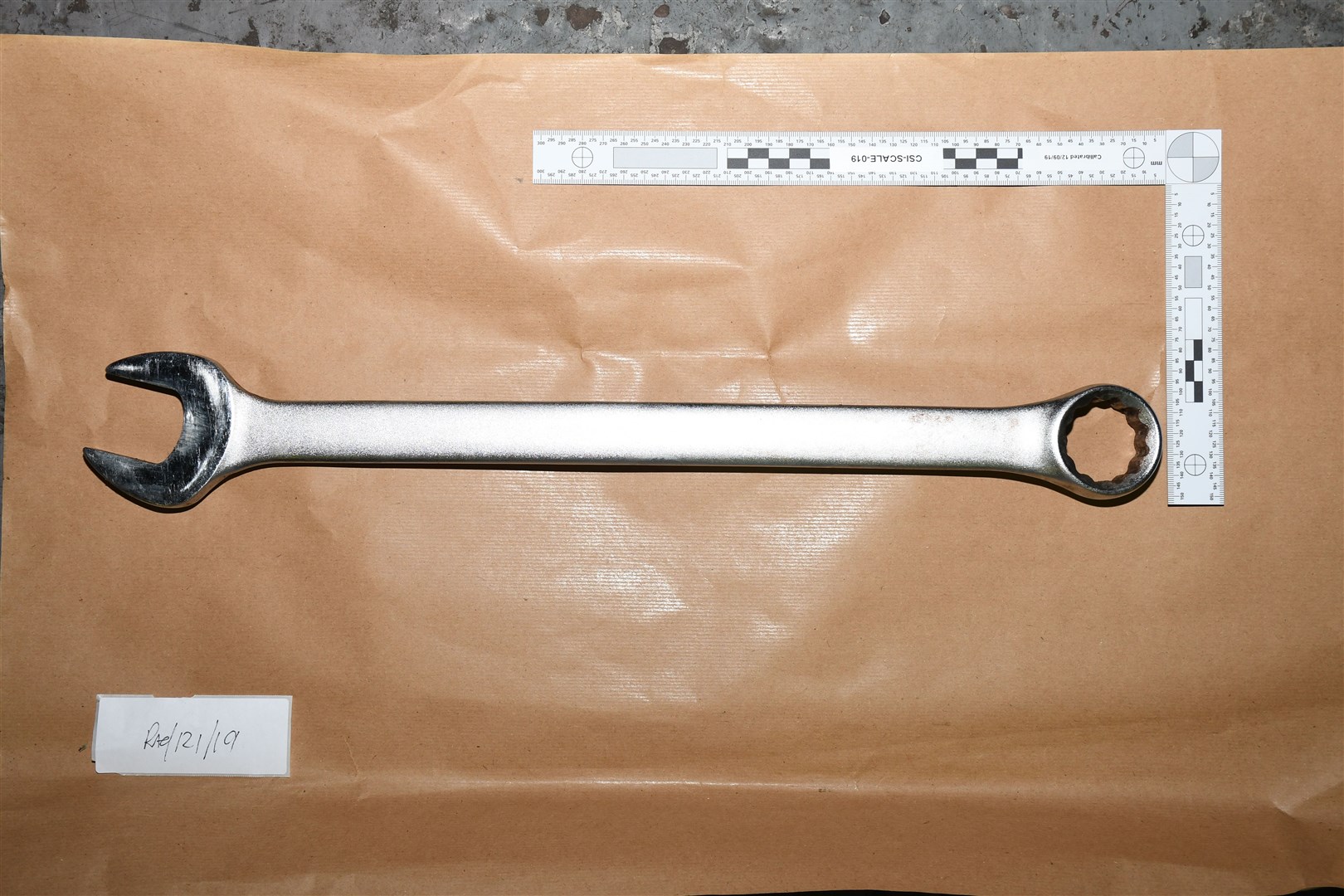 A wrench which was used by Matthew Mason, 19, on 15-year-old Alex Rodda (Cheshire Constabulary/PA)