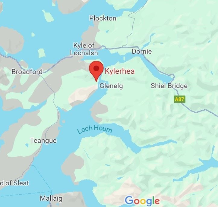 The Kyle of Lochalsh and Mallaid lifeboats were both involved in the mercy dash after a 22ft trawler became grounded. Pictire: Google Maps