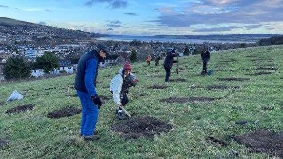 The Dingwall initiative has been hailed by Scottish Forestry as a great example of a community project.