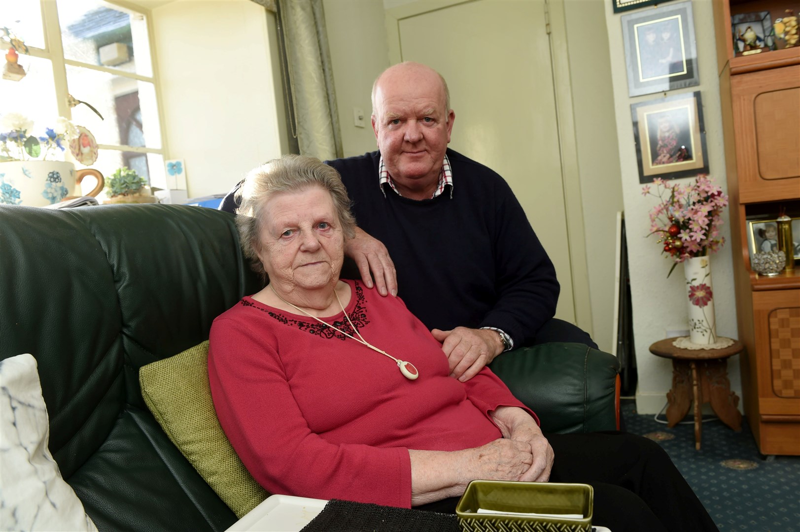 Mother and son Alison Joyce Sutherland (87) and Mike Sutherland (62) were shocked by the notice. Picture: Callum Mackay