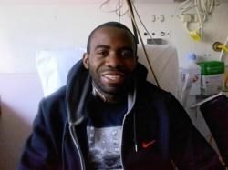 A picture of Fabrice Muamba in he intensive care unit was posted by his family this week