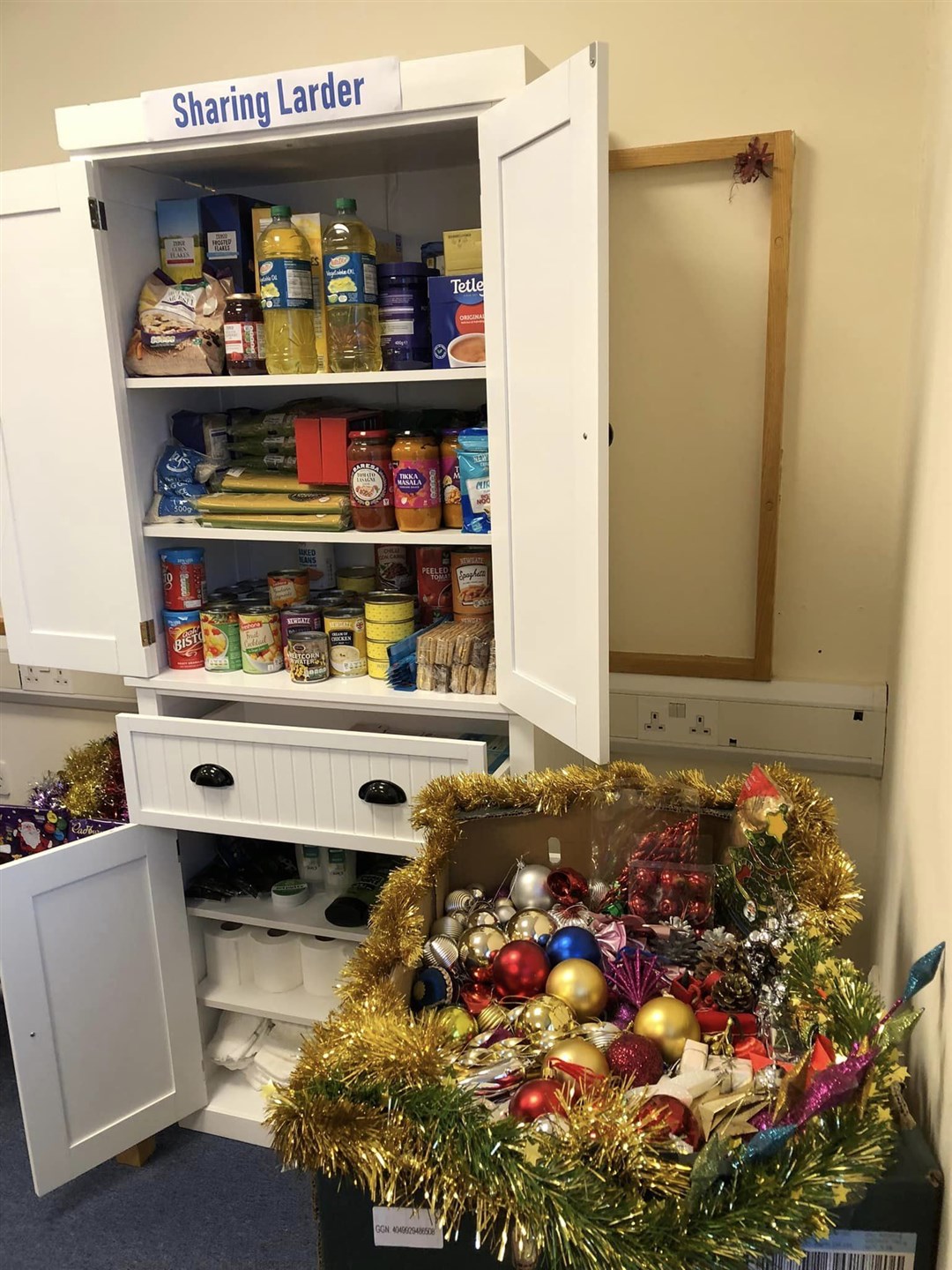 The sharing larder is found at the community centre. Picture: Strathpeffer Community Centre