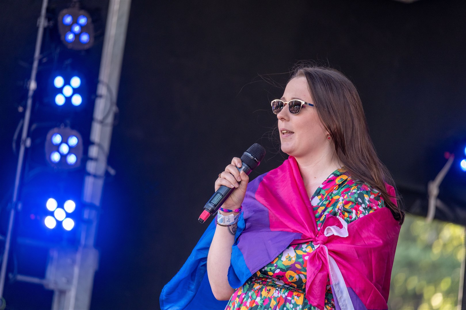 Scottish Government minister Emma Roddick MSP was a speaker at Highland Pride 2023. Picture: Alexander Williamson