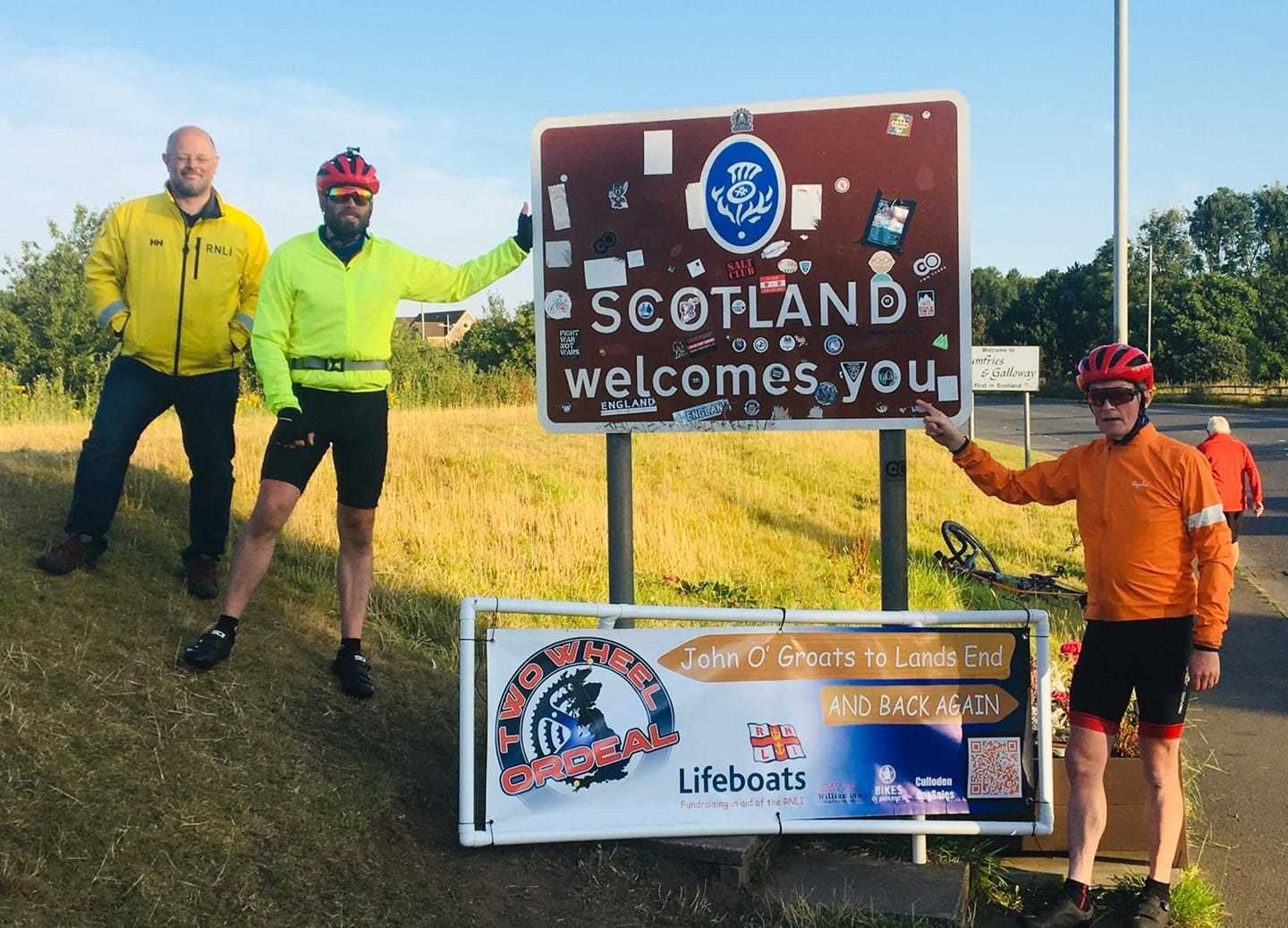 And back across the border into Scotland.