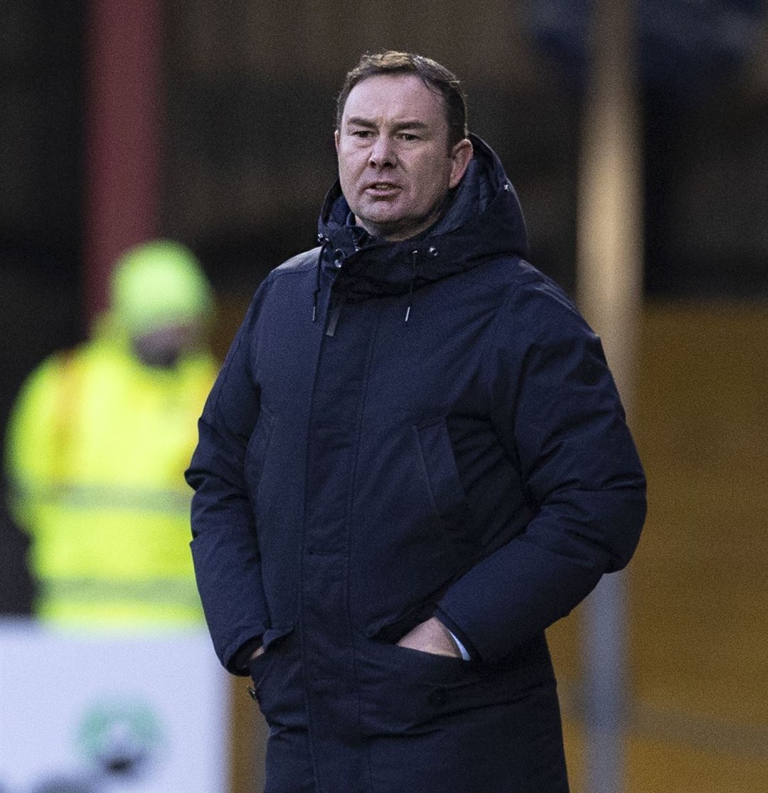 Derek Adams was not happy with Ross County's performance in the cup – but admitted Partick Thistle deserved to win. Picture: Ken Macpherson