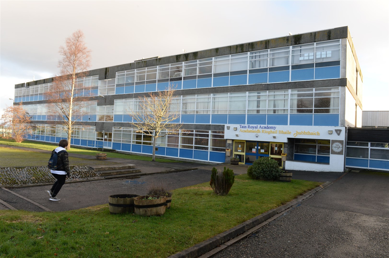 Tain Royal Academy, which is to be replaced along with several other local schools with a new three-to-18 campus.