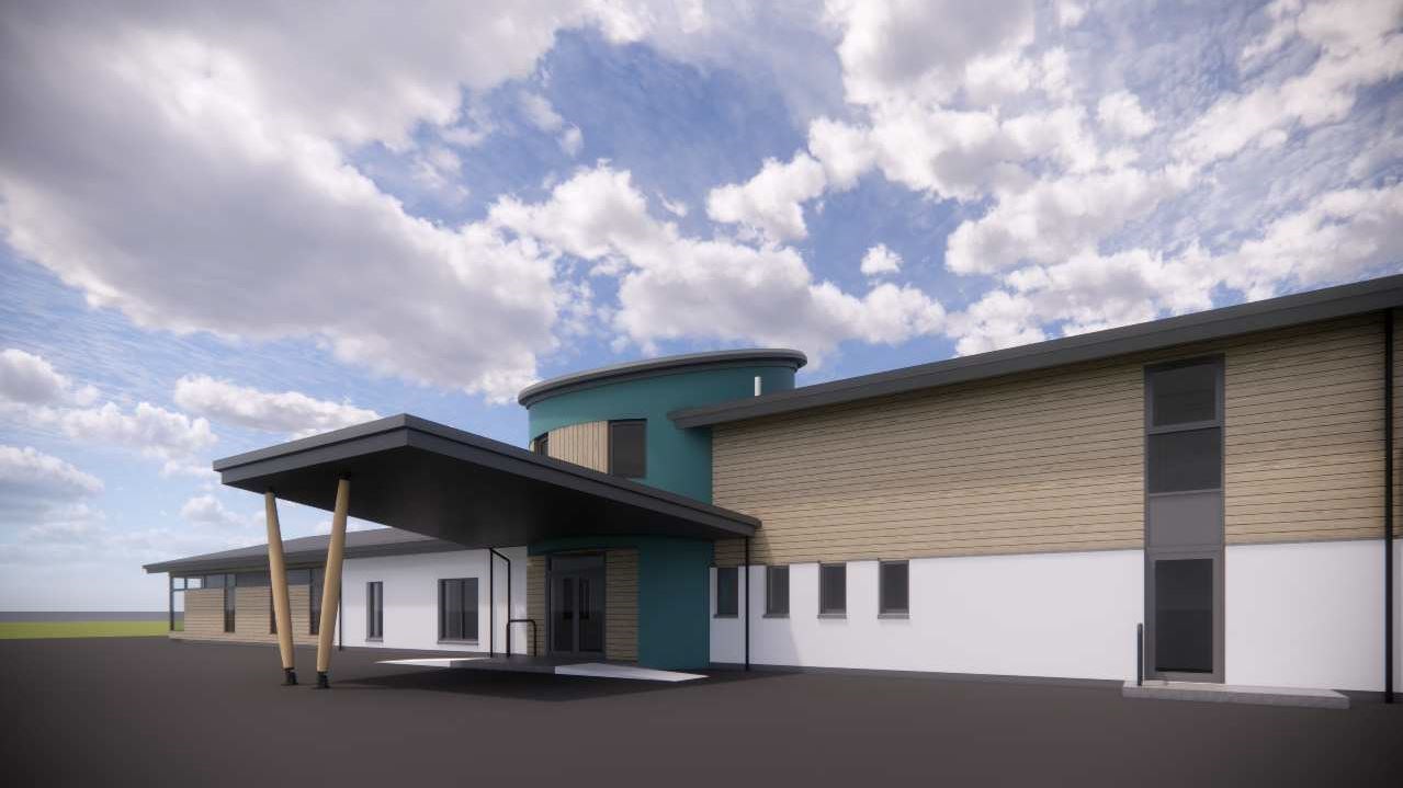 An artist's impression of the Haven Centre which aims to provide help for those in need across the Highlands.
