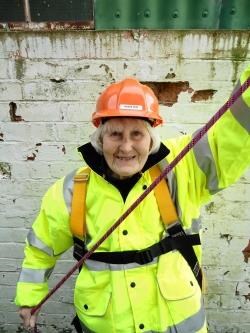 A plucky Alness great-grandmother is set for a daring abseil