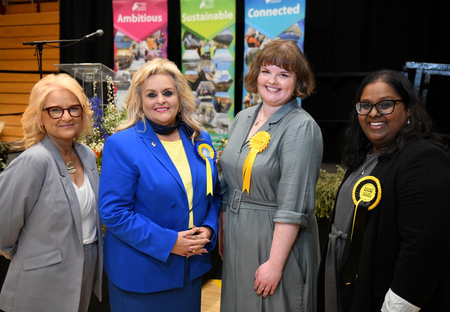 Pauline Munro, Maxine Morely-Smith, Molly Nolan and Tamala Collier are the Cromarty Firth ward councillors.