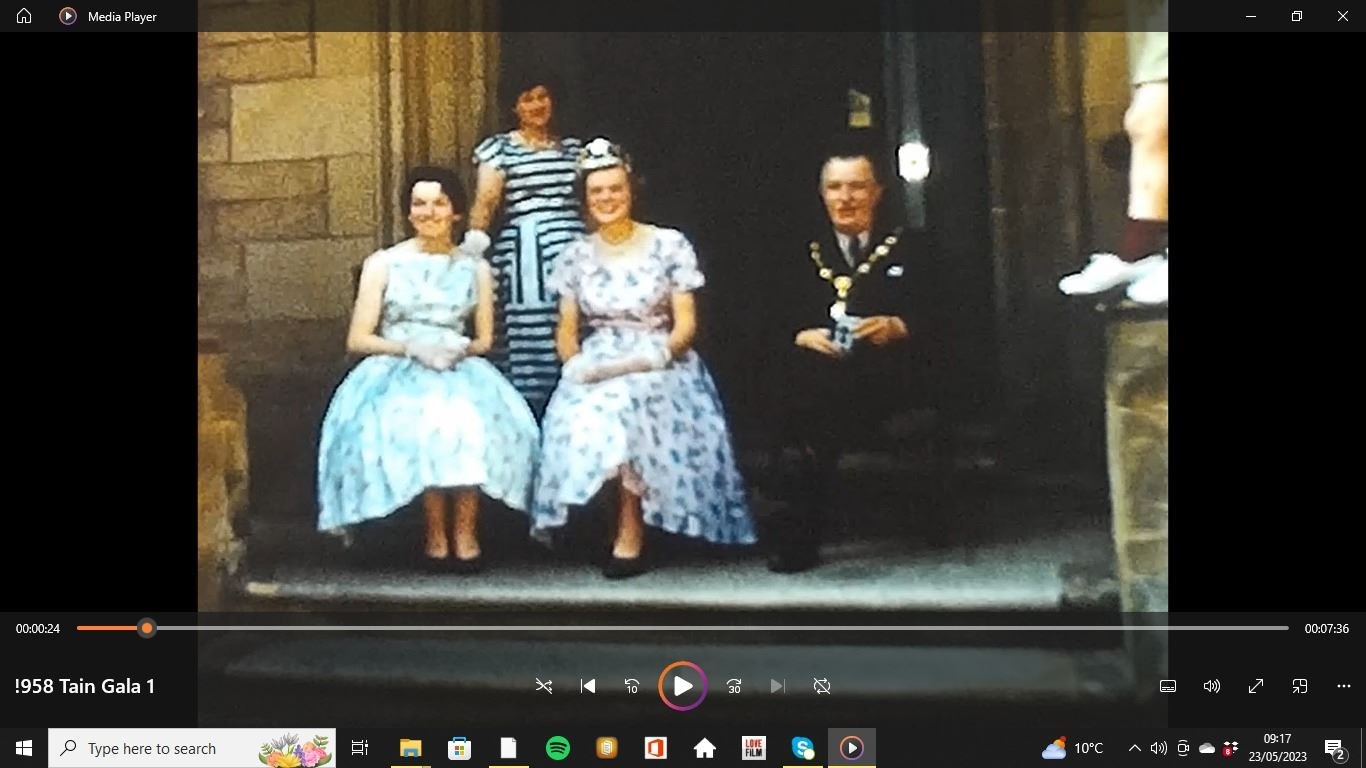 The film is a precious reminder of the 1958 event in Tain.