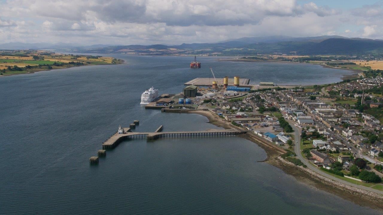 The Port of Cromarty Firth where much of the Green Freeport will be focussed.