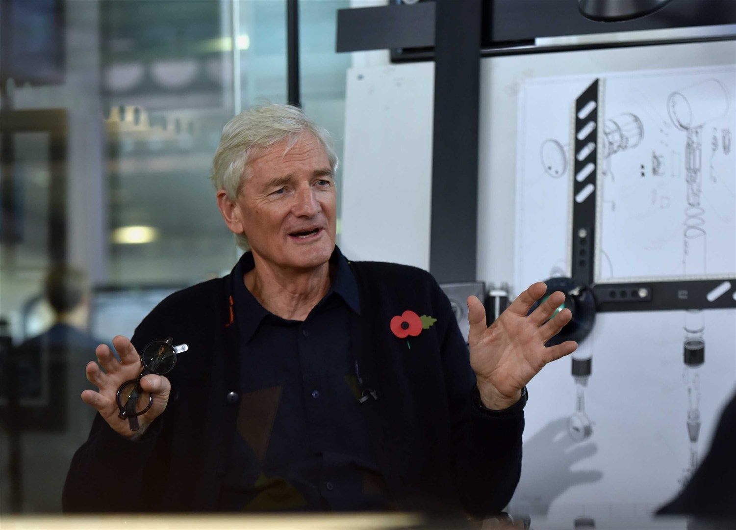 Businessman Sir James Dyson contacted the Prime Minister directly (Jeff Overs/BBC/PA)