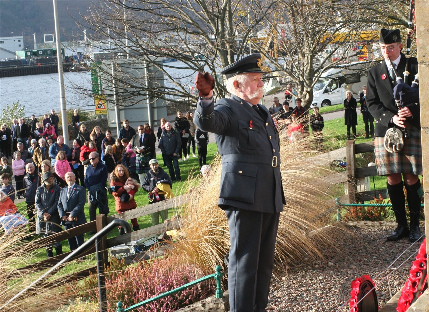 Lochbroom Remembrance Day 2022. Pic: Tony Hercus.