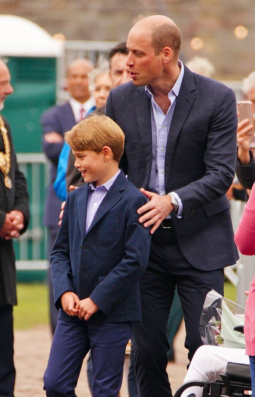 George is one day expected to be given the title the Prince of Wales (Ben Birchall/PA)