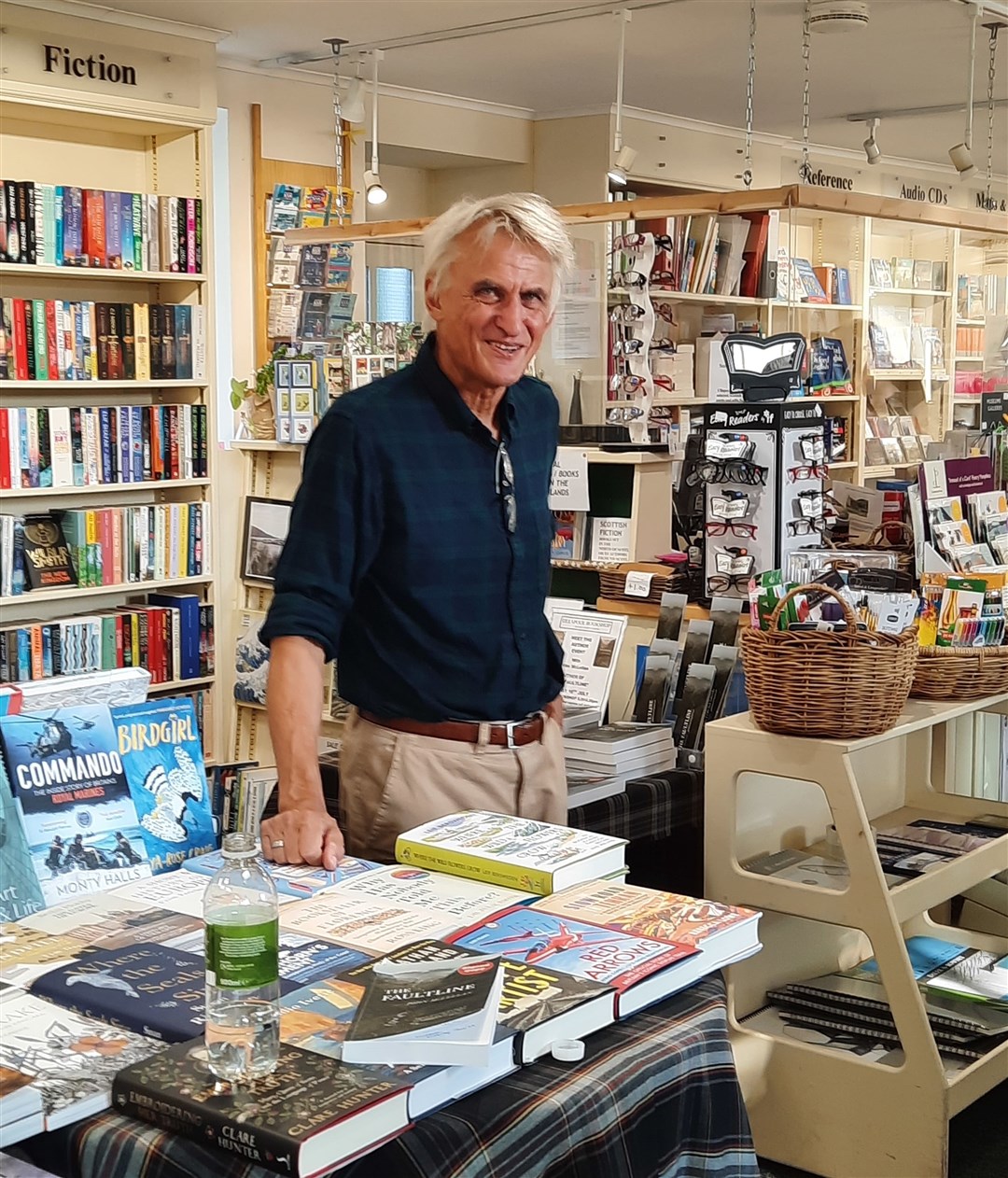 Author, John McLellan at Ullapool Bookshop