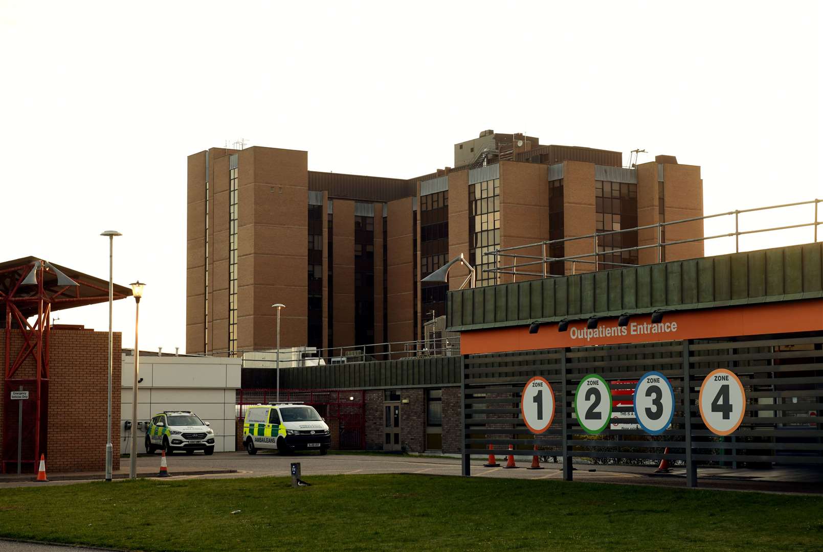Mark Harvie had taken a patient to Raigmore Hospital where he was threatened by a man.