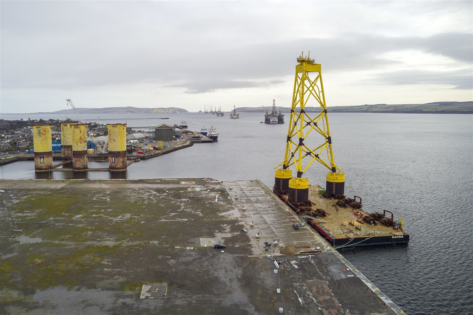 The Port of Cromarty Firth has received a much sought after award in recognition of its commitment to health and safety. Picture: Malcolm McCurrach, New Wave Images UK