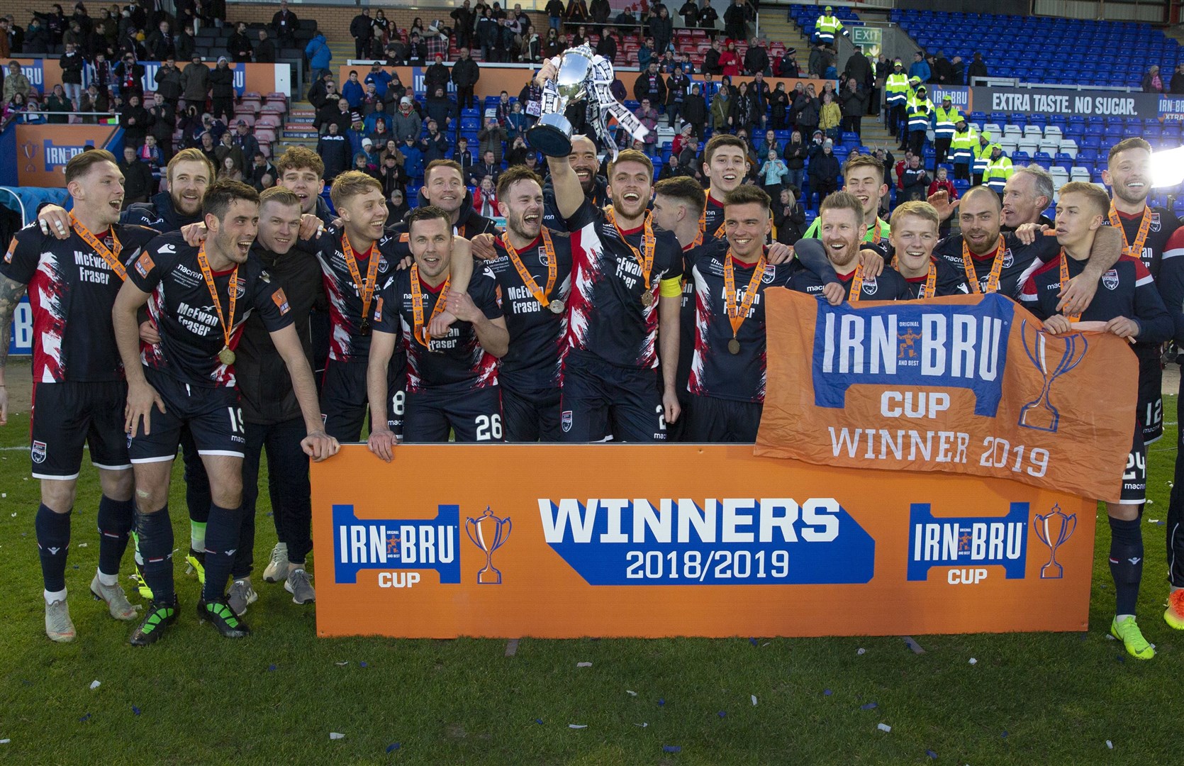 Ross County won the Challenge Cup in 2019.