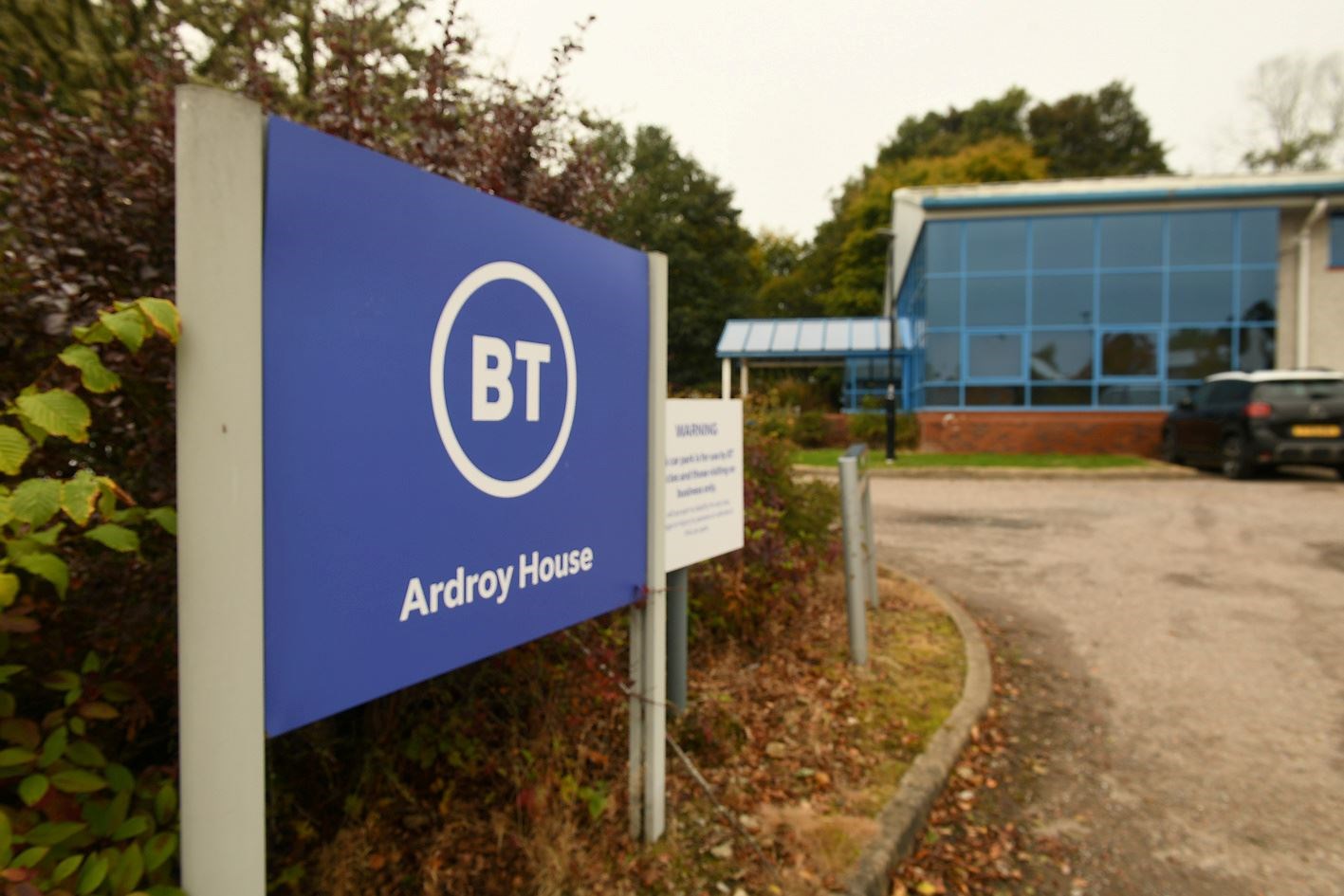 The BT call centre at Ardroy House is under threat. Picture: James Mackenzie.