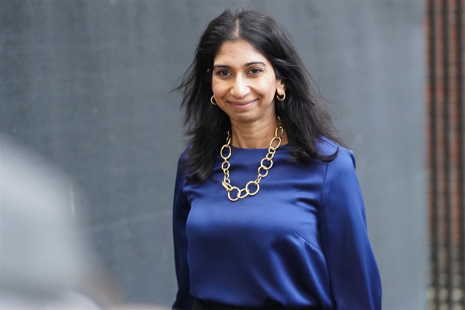 Home Secretary Suella Braverman told the Conservative Party conference earlier this year it was her ‘dream’ to deport migrants to Rwanda (James Manning/PA)