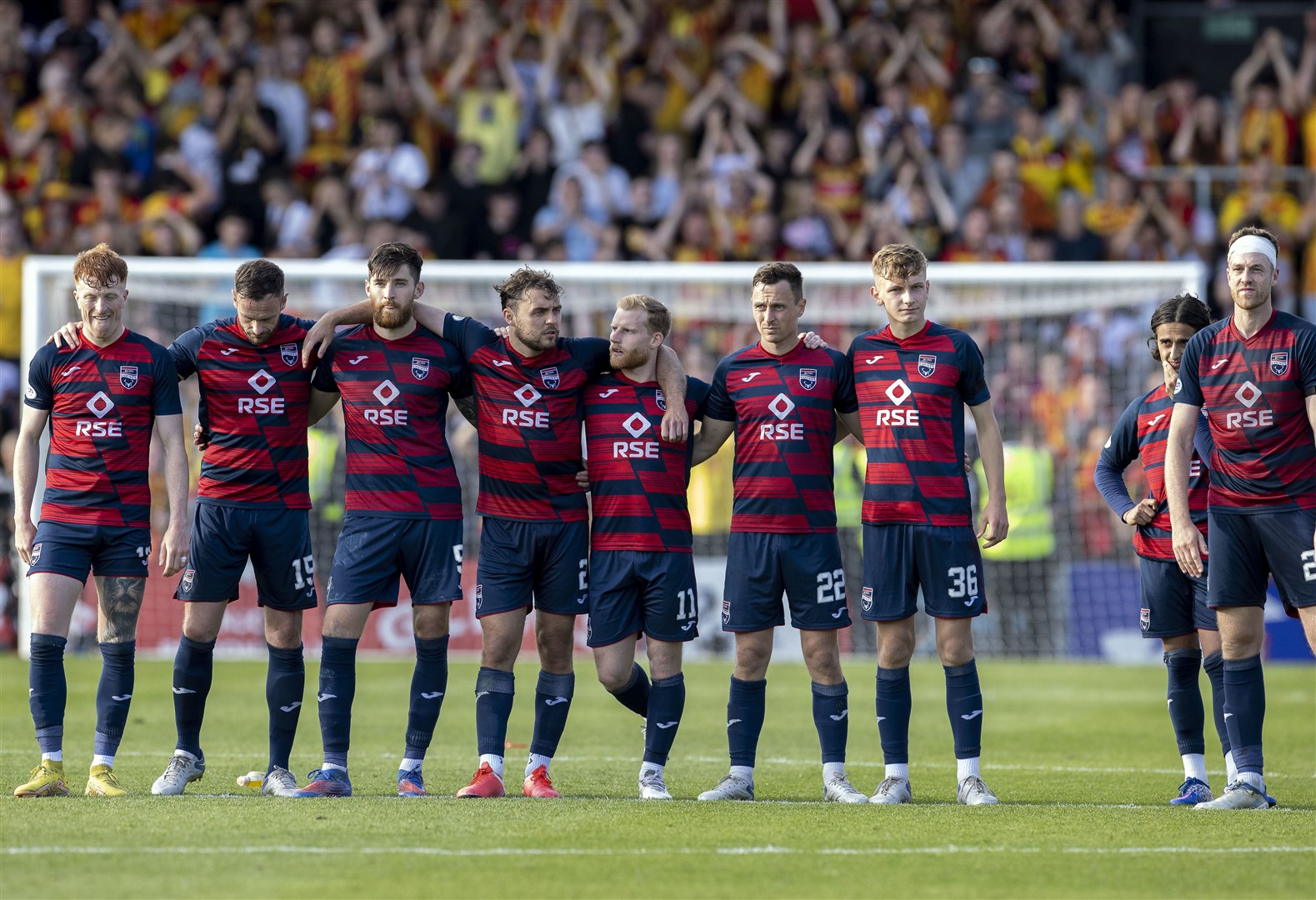 The Staggies came out on top when Dingwall hosted a dramatic penalty shoot-out in last season's Premiership play-off final. Picture: Ken Macpherson