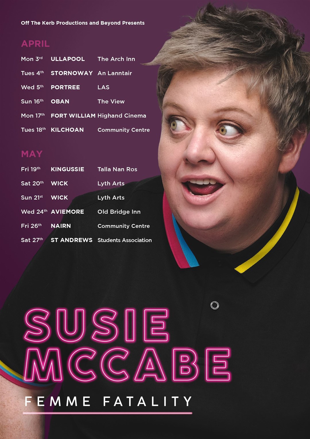 Susie McCabe tour.