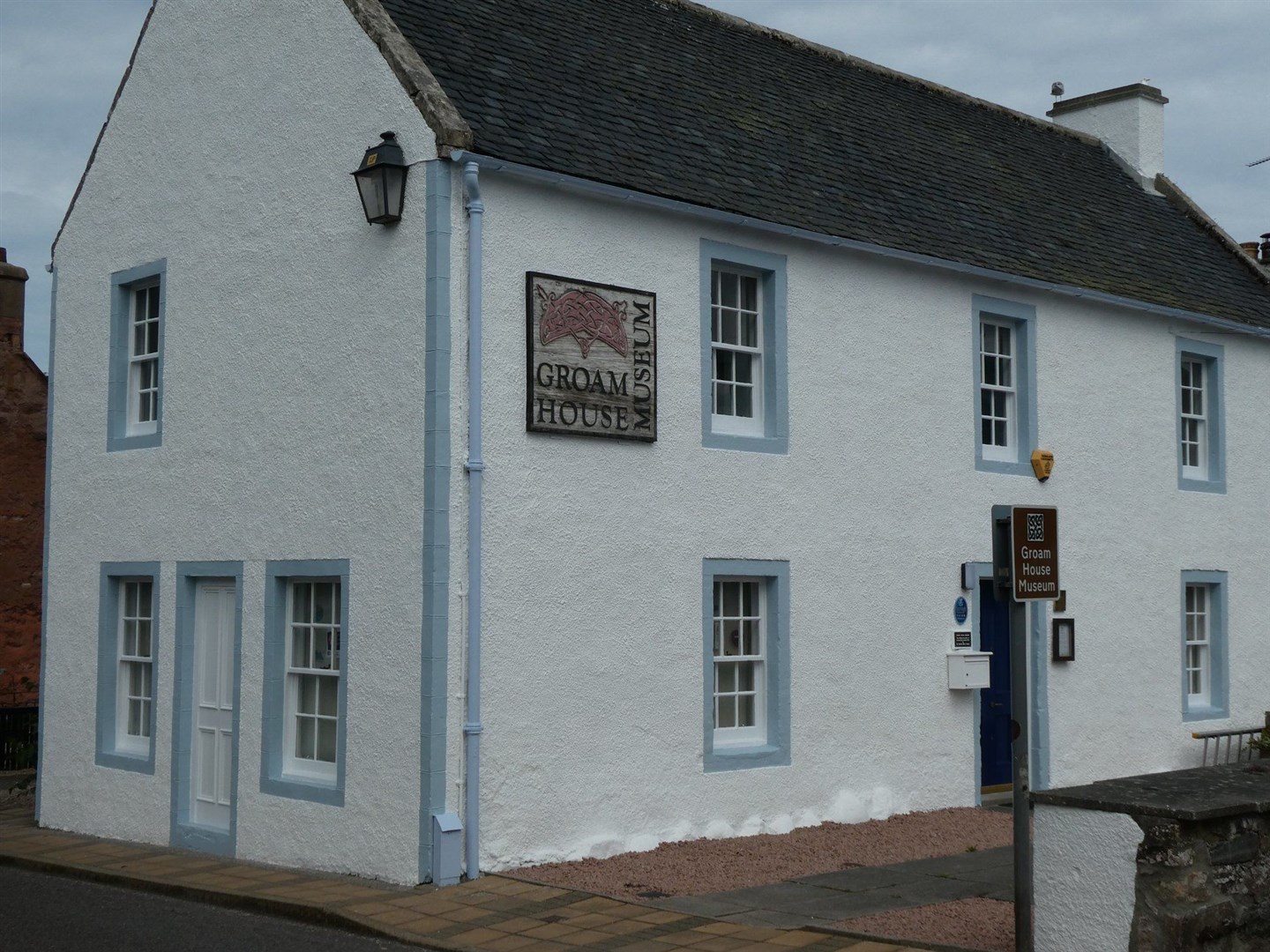 Groam House Museum in Rosemarkie after its exterior makeover.