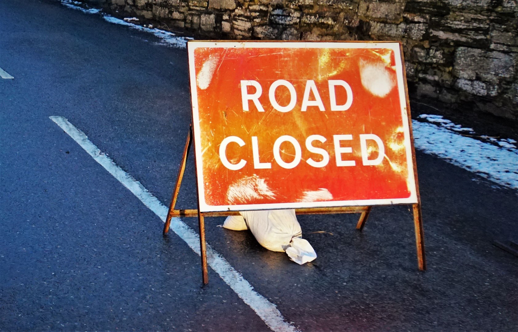 Road closures in Easter Ross.