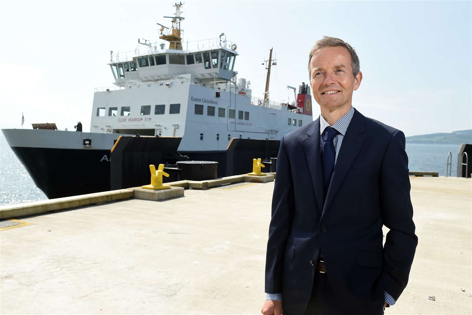 CalMac managing director Robbie Drummond: 'I am deeply sorry for what [customers] are going through. Moving them onto other routes is far from ideal but without a spare vessel, this is the best option we have available.'