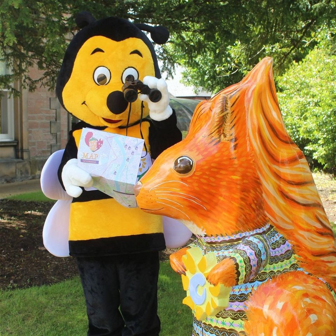 Highland Hospice mascot Bobby the Bee received a letter from the other side of the Atlantic requesting an autograph.
