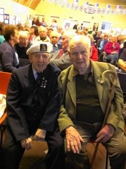 Convoy Veterans George Langton (92) from Nottingham and John (Jack) Sleigh (87) from Aberdeen, who travelled to the WWII and the Arctic Convoys event in Wester Ross.
