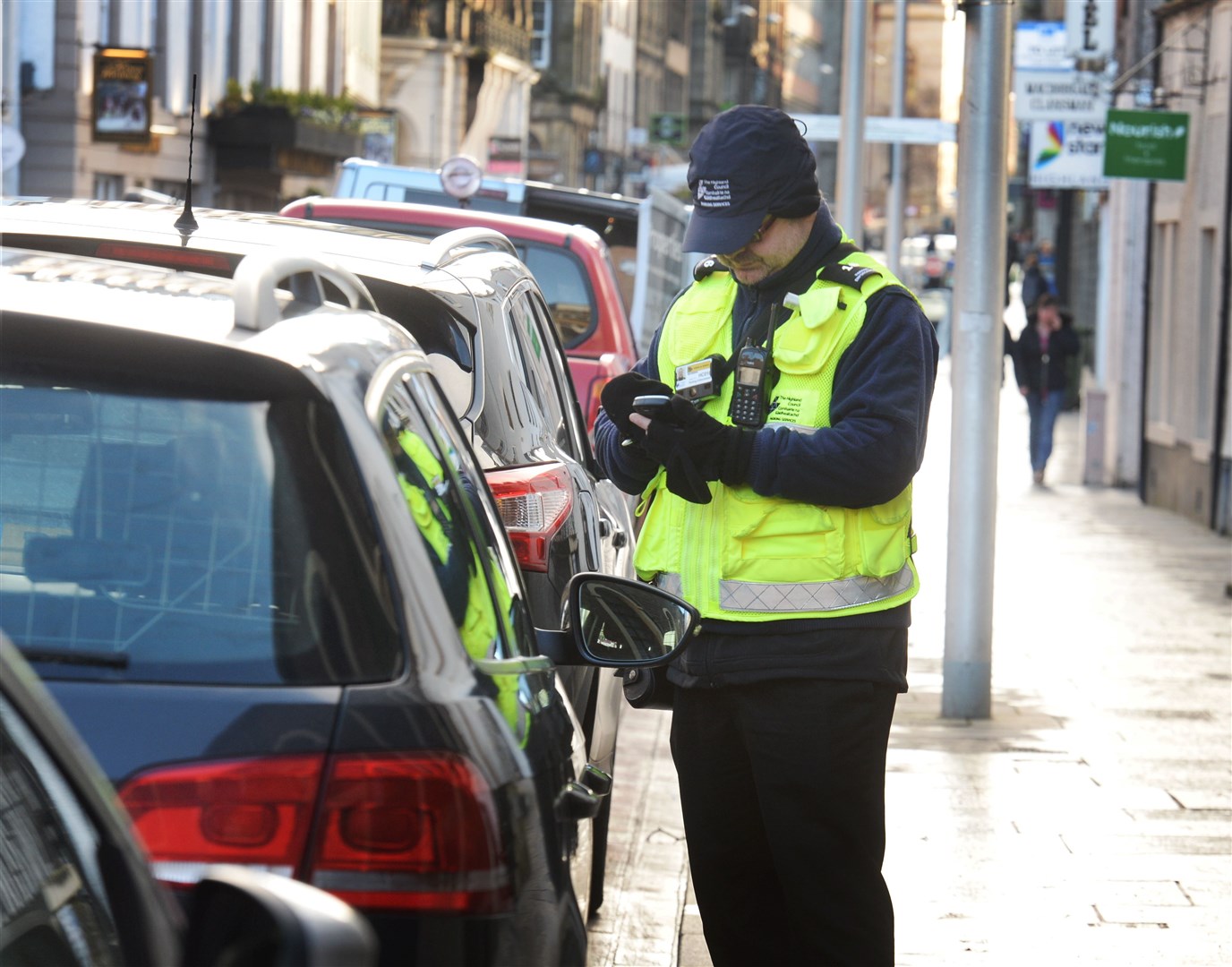 Parking enforcement officers are returning to normal duties from today.