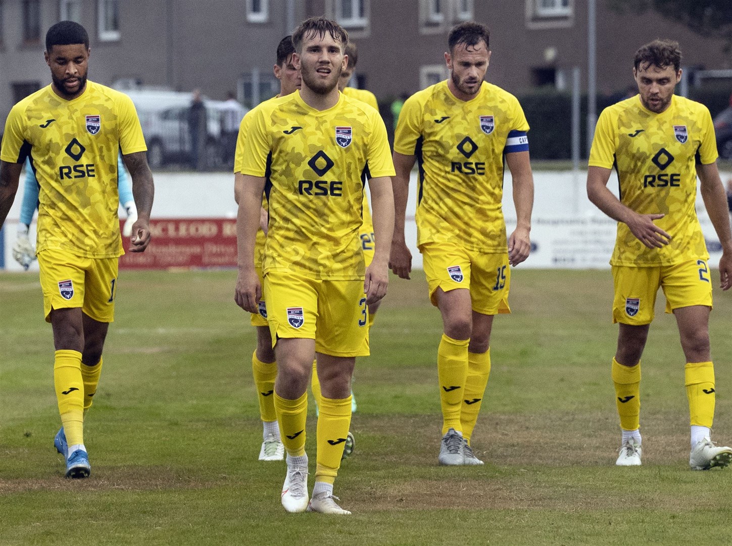 Picture - Ken Macpherson, Inverness. Scottish Premier Sports Cup. Brora Rangers(0) v Ross County(1). 21.07.21. Ross County's Jake Vokins with his new team-mates.