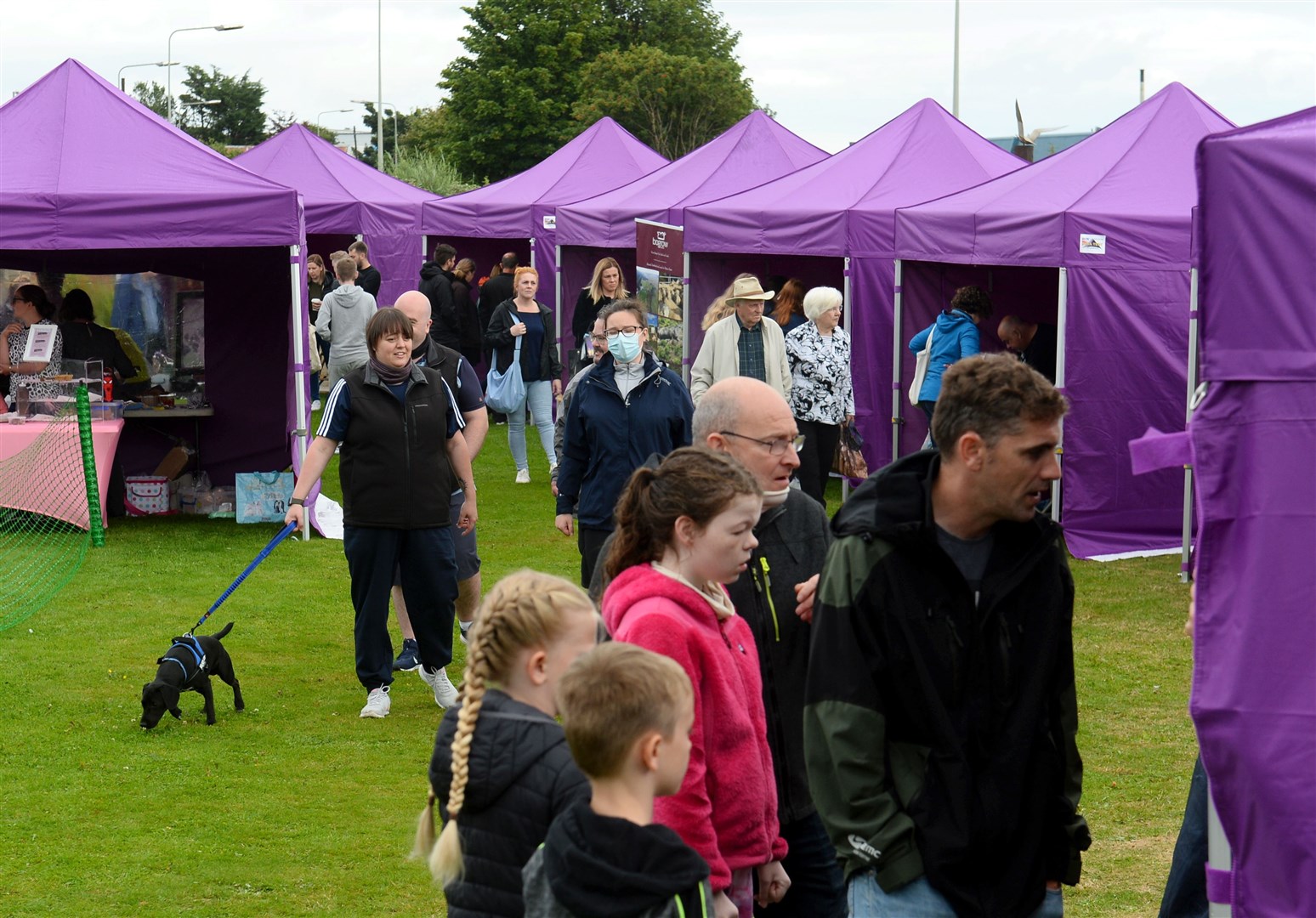 The most recent Invergordon Development Trust open air market at Natal Garden attracted a busy turnout Picture: Gary Anthony
