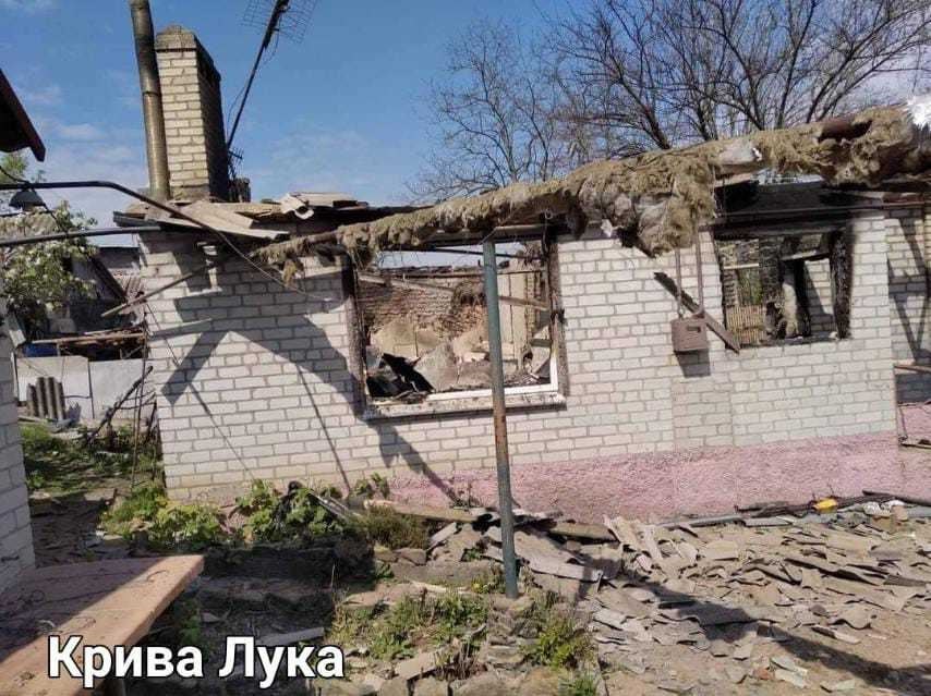 Homes and public buildings have suffered extensive damage during bombardment by Russian troops