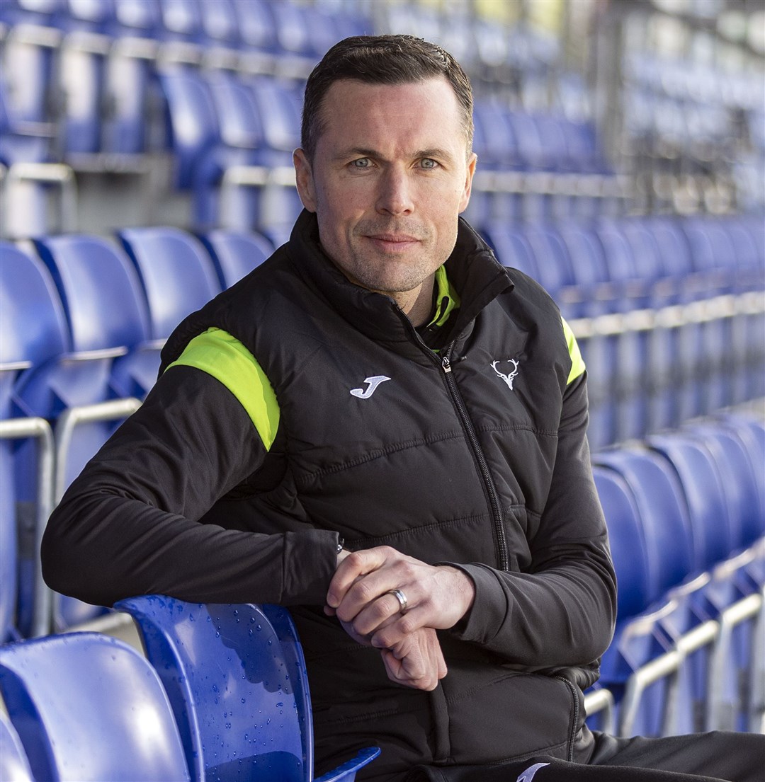Ross County interim manager Don Cowie ahead of Wednesday night’s game against Rangers. Picture: Ken Macpherson