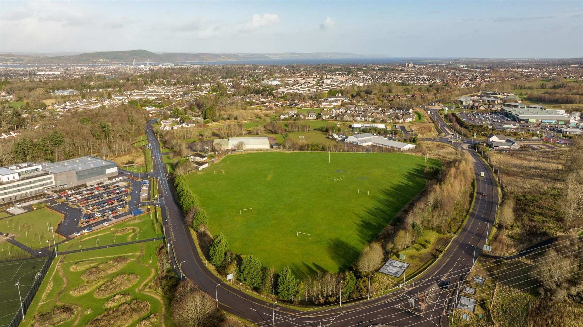 Caley Thistle's proposed major football development site beside Inverness Royal Academy