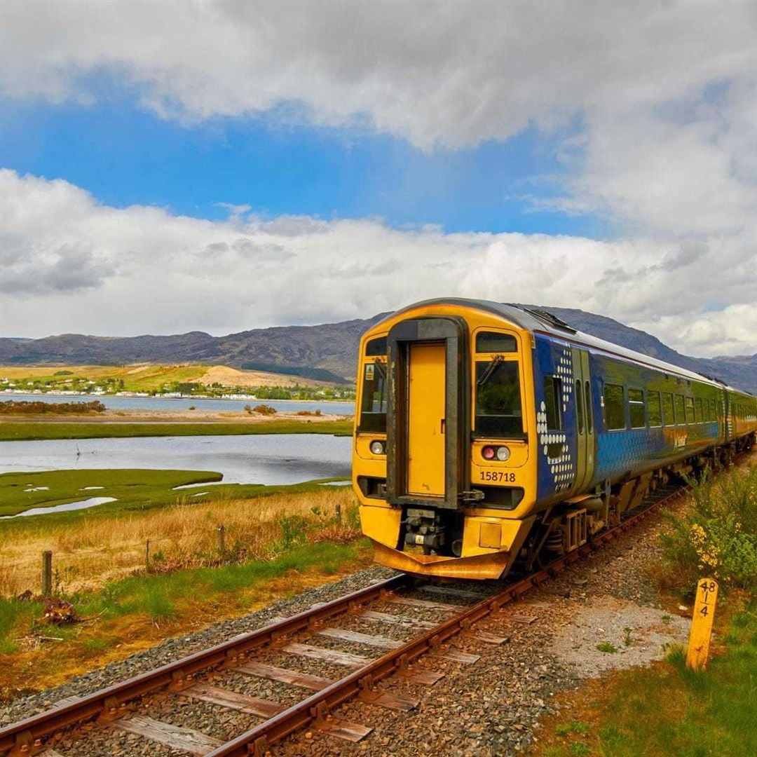 A family train trip is amongst the items up for grabs in a silent auction. Picture: Shieldaig Community Association