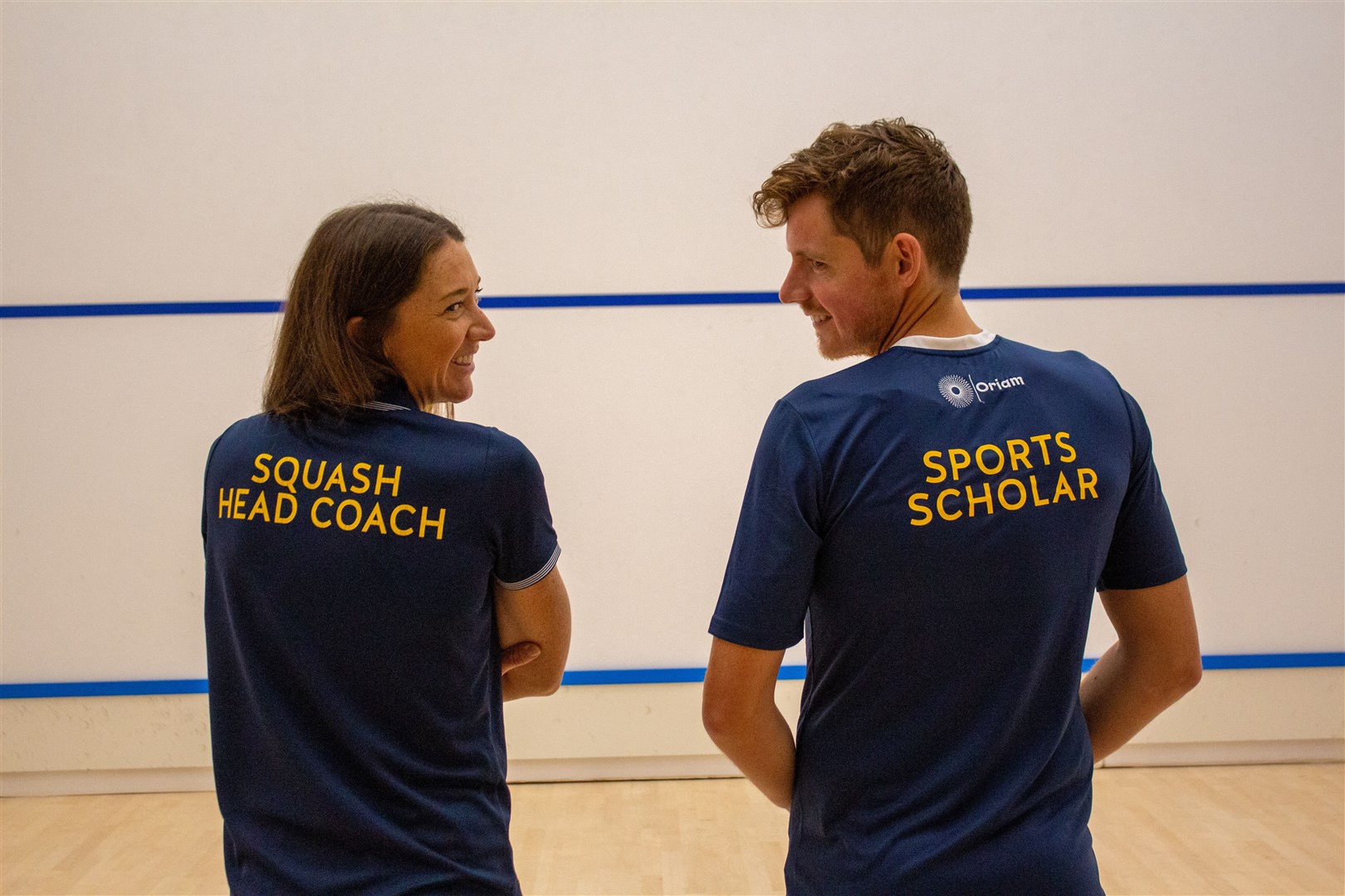 Scotland's men's number one squash player Greg Lobban will be working closely with wife Donna at Heriot-Watt University from next month. Picture: Craig Philip