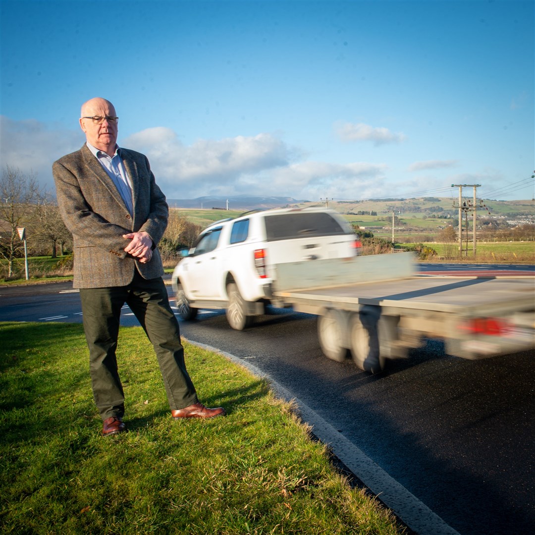 There are more homes planned for Conon, and Councillor Alister Mackinnon is worried that the junction is not suitable for more traffic without some redesign and a reduction to 40mph.