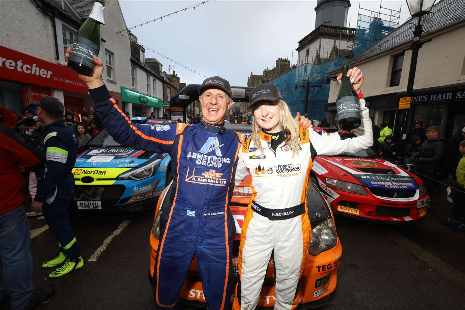 Jock Armstrong and Hannah McKillop won the Snowman Rally last year. Picture: James Mackenzie.