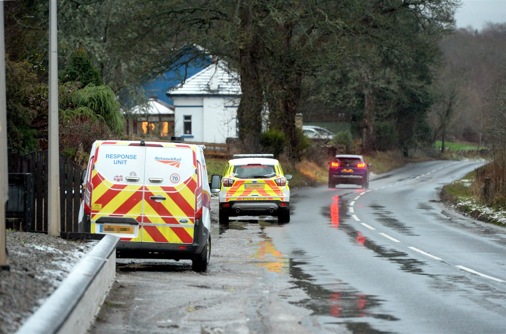 Emergency services were called to the scene near Clachnaharry.