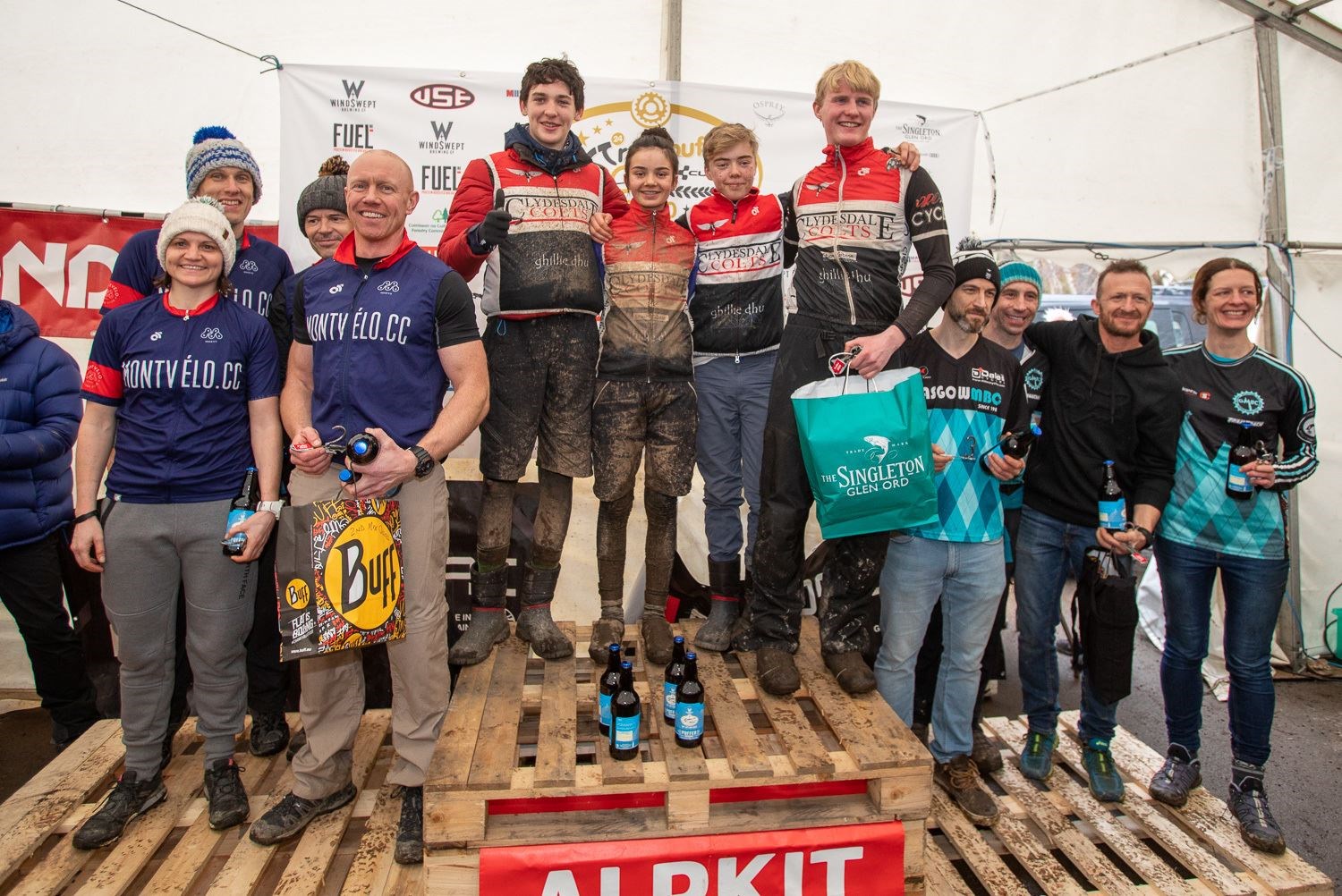 Competitors who took part at Strathpuffer in 2020. Picture Gary Williamson