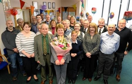 Warm tributes were paid by colleagues as Elma Blackall stood down after a 30-year involvement with the group. Picture: Gary Anthony Image No.033063