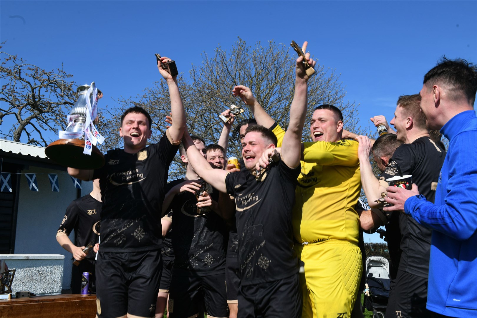 Loch Ness FC, who are based at Fortrose, won the North Caledonian League 2023. Picture: James Mackenzie.