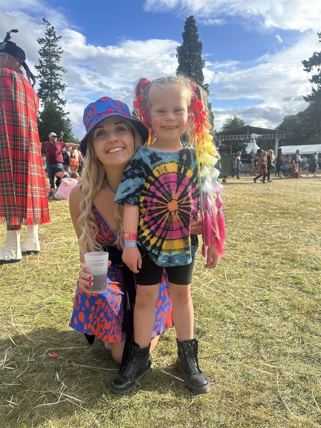 Host sponsor, the Tartan Heart Festival, treated Heroes’ brave child, Gracie Andrew, to tickets for Belladrum in 2023 – she had a blast!