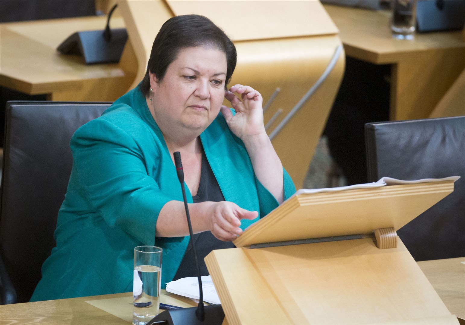 Jackie Baillie claimed Ms Sturgeon’s evidence is full of holes (Danny Lawson/PA)