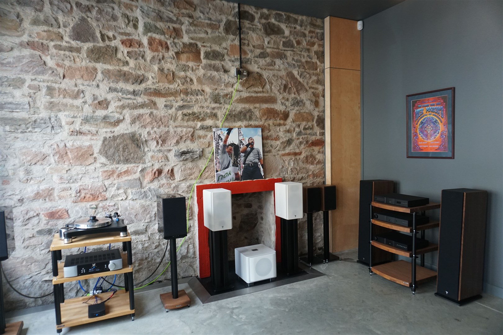 The shop offers a selection of hi-fi equipment and discs. Pictures: Federica Stefani.