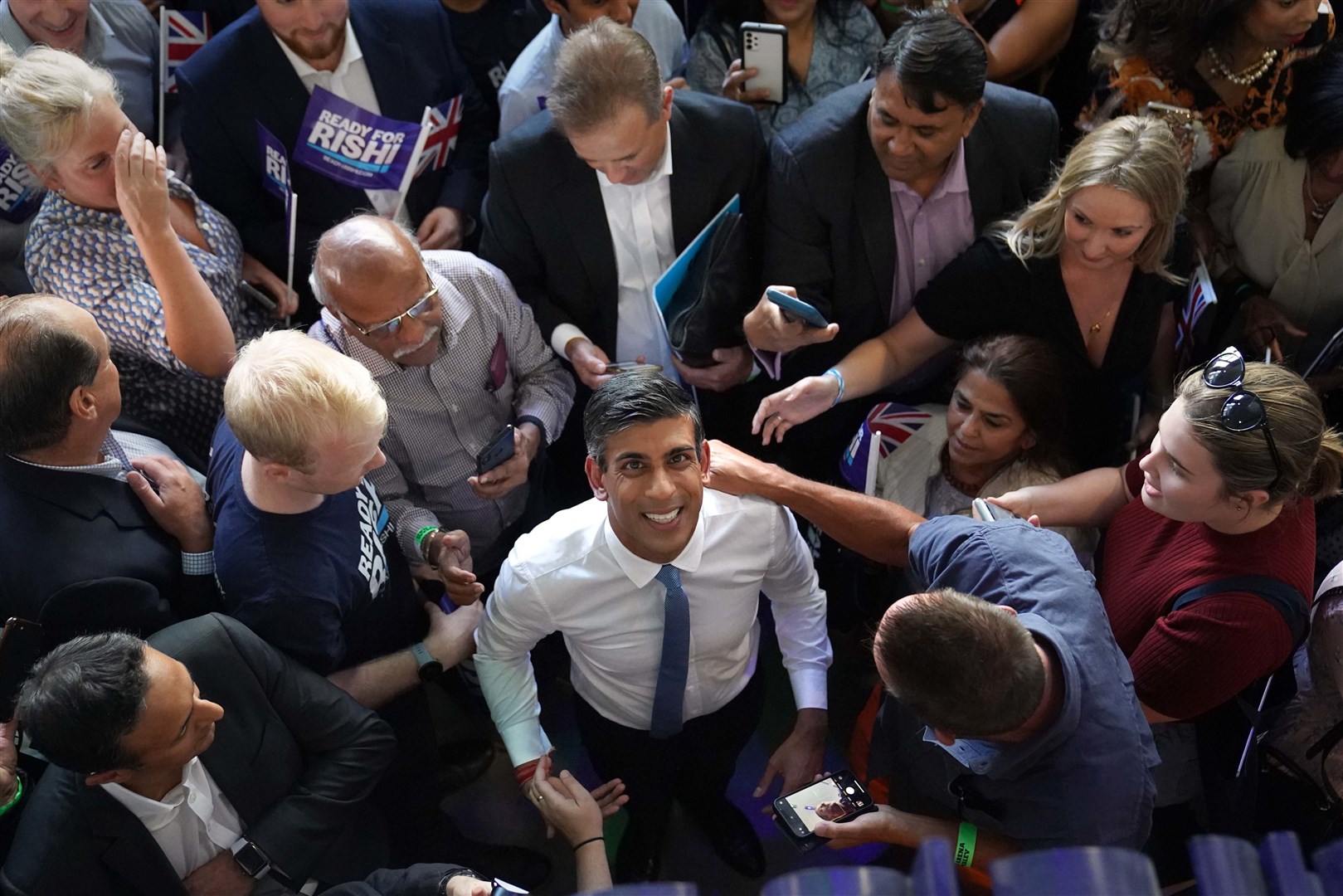 Rishi Sunak has sought to portray himself as the candidate with a more realistic assessment about the way to approach the economy (Stefan Rousseau/PA)
