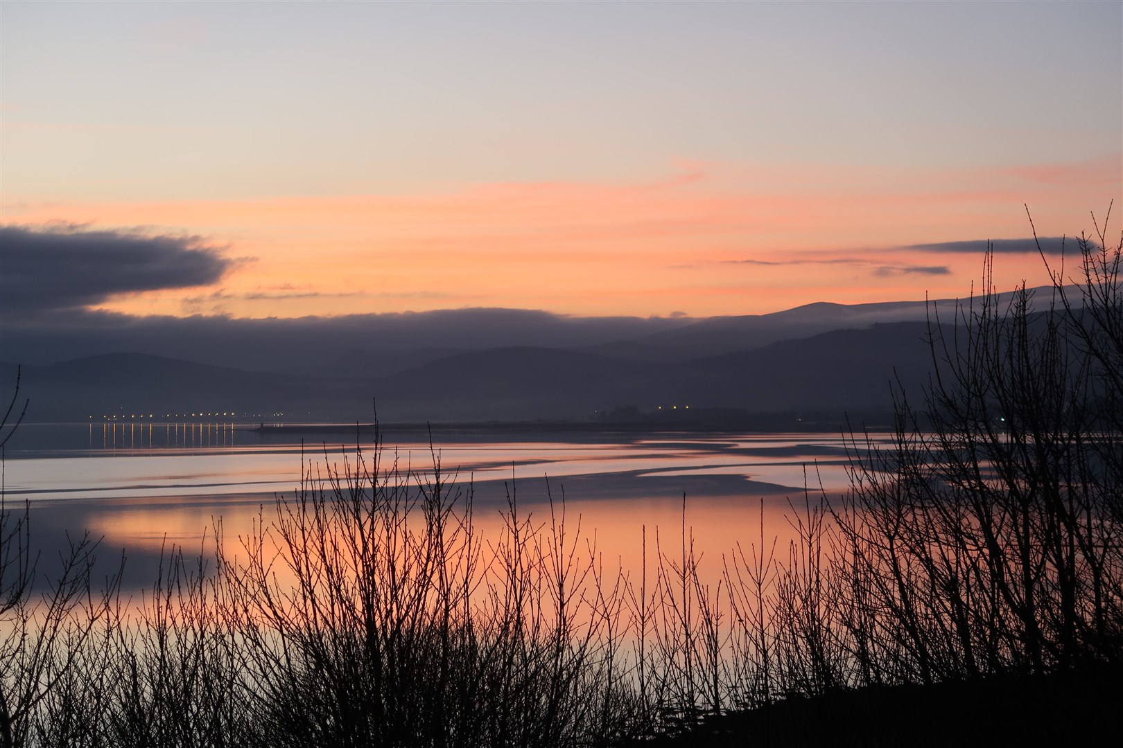 Davine Sutherland of Invergordon caught this image of a Cromarty Firth sunset